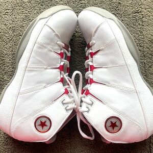 Converse Mid Three ALL LEATHER basketball athletic shoes! MENS SIZE 10!